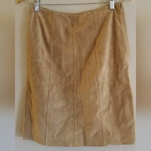 Ann Taylor Womens genuine Leather Skirt Size 6